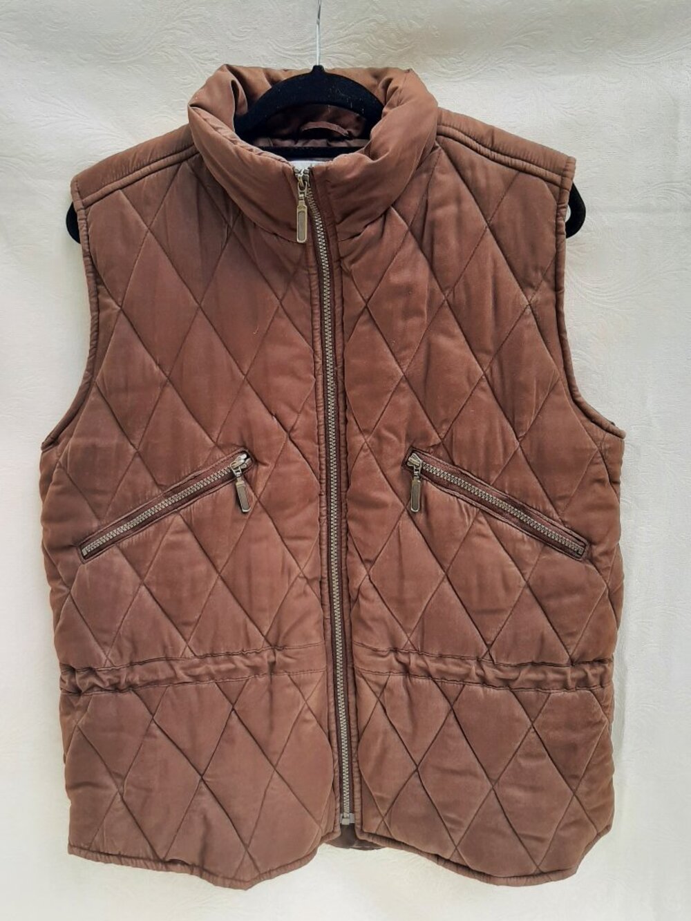 Quilted Brown Vest